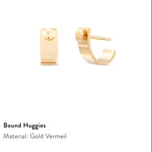 Mejuri x Claire Bound Huggies